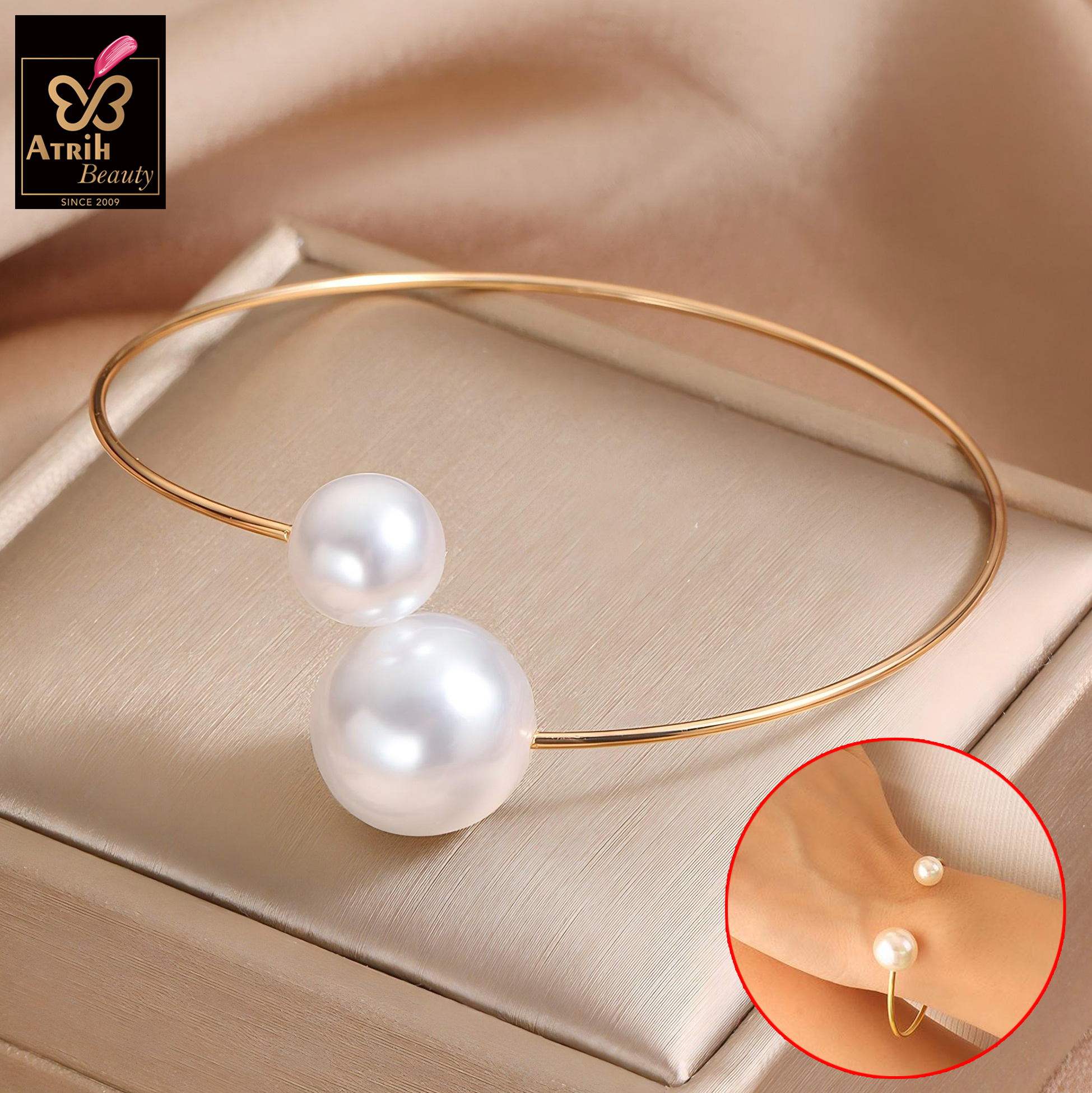 Gold Tone Chain Bracelet Set 