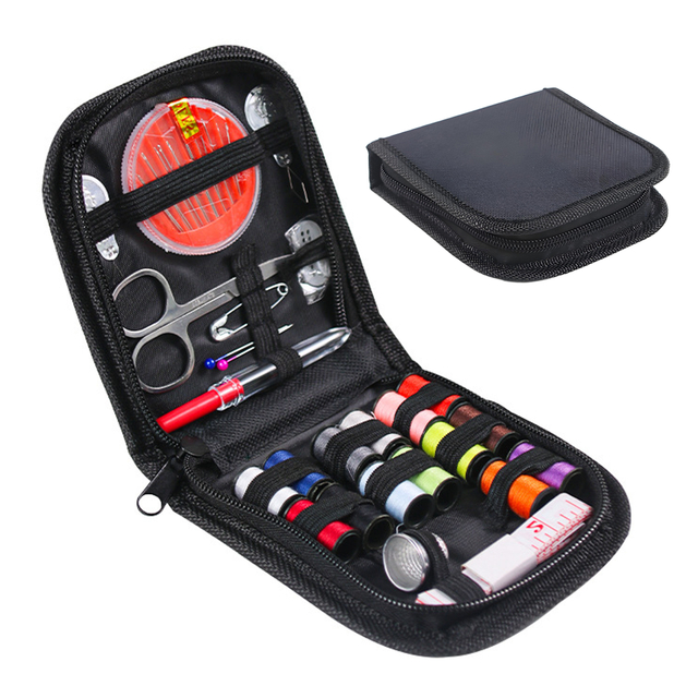 Black Fabric - made Compact Sewing Toolset
