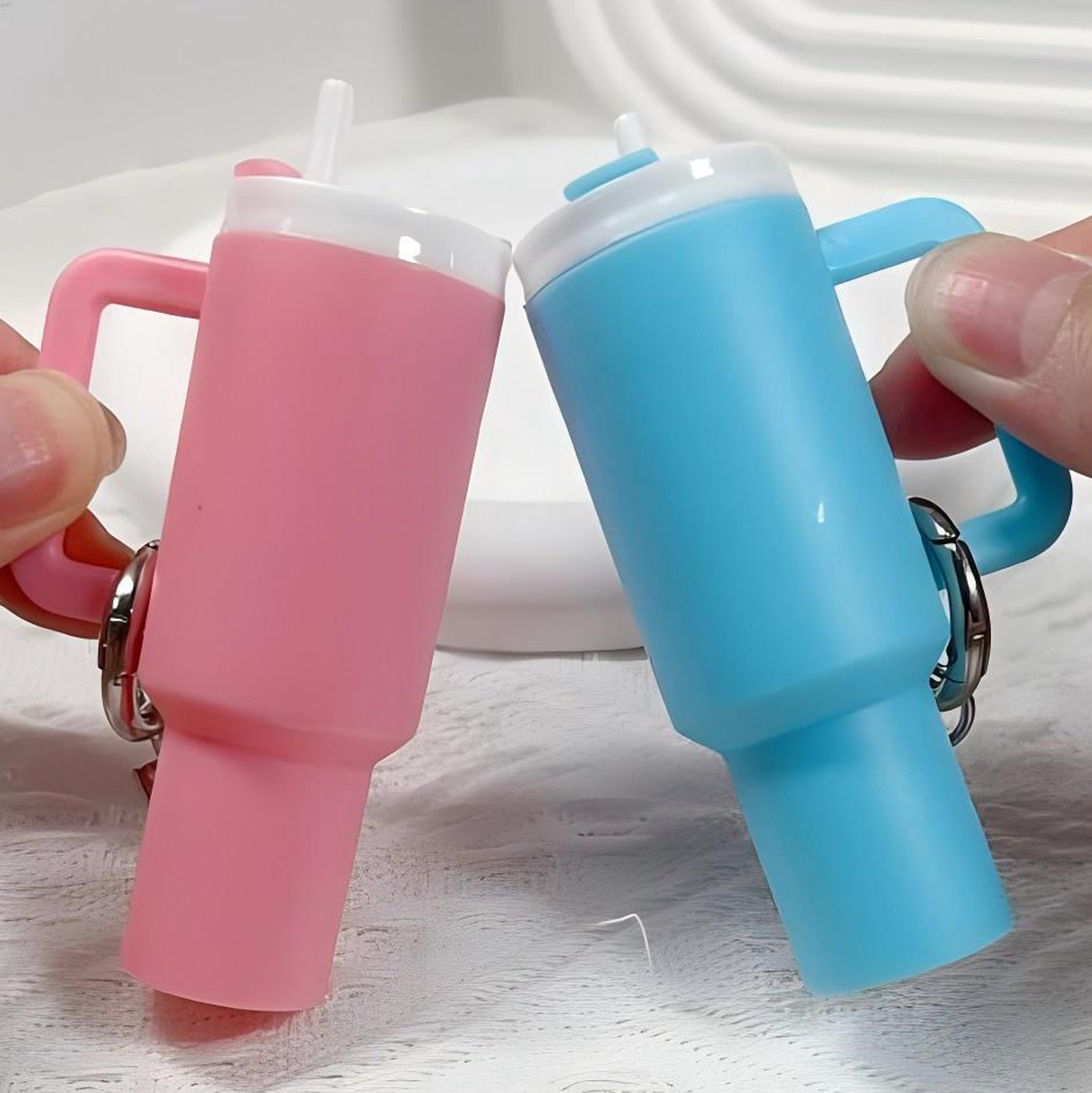 Mini Portable Hand Sanitizer Keychain