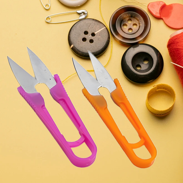 Mini Thread Snips with Plastic Handles