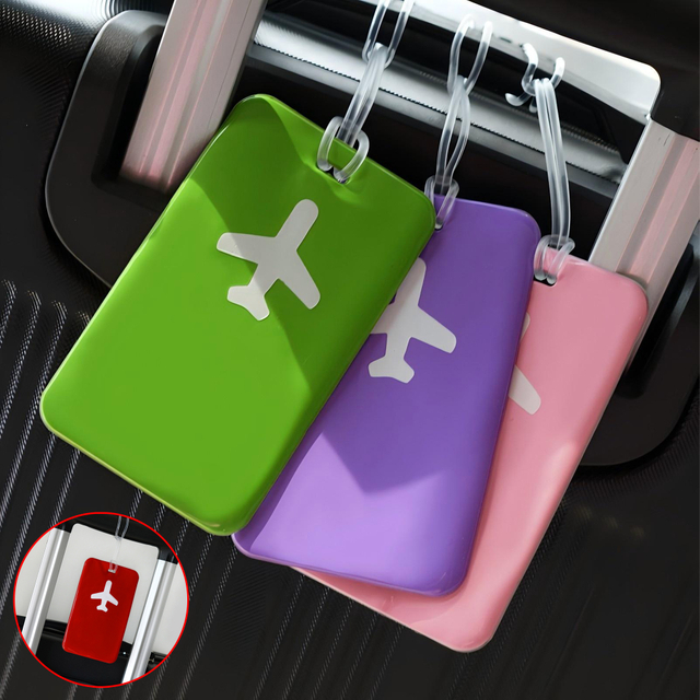 Airplane Symbol Luggage Tags