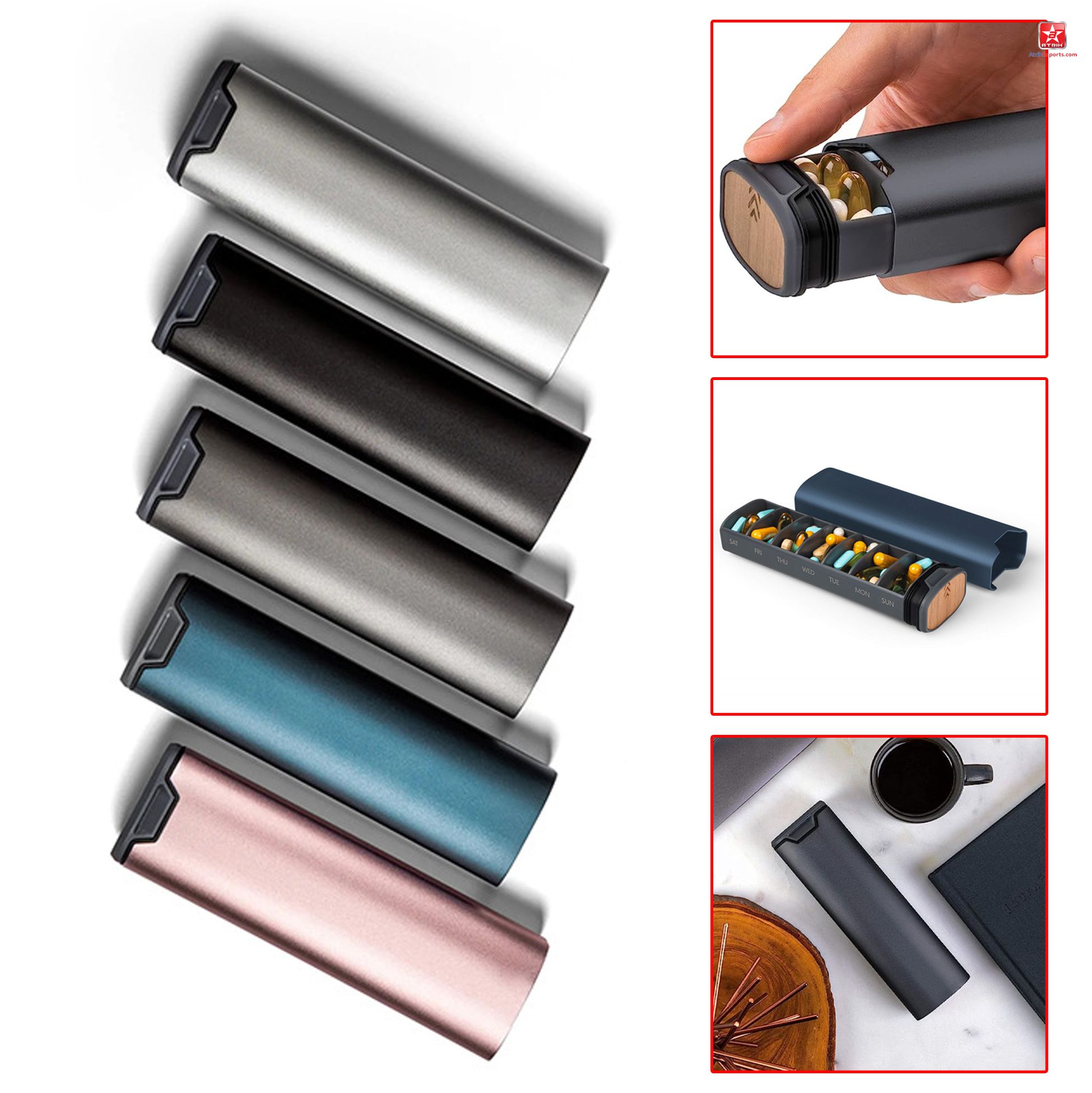 7 Layer Portable Pill Organizer