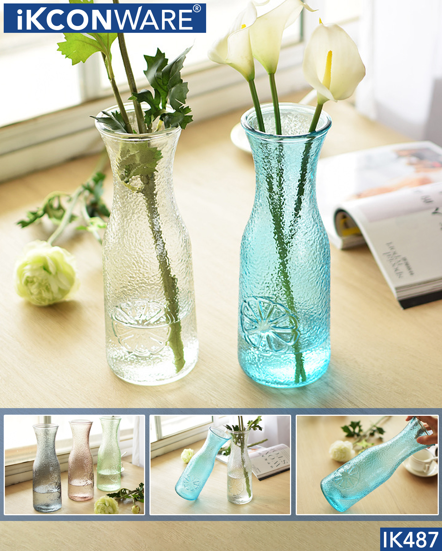 Glass Flower Vase