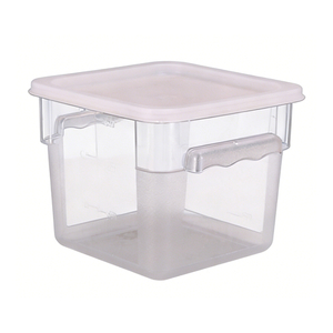 Clear Plastic Food Storage Container with Lid