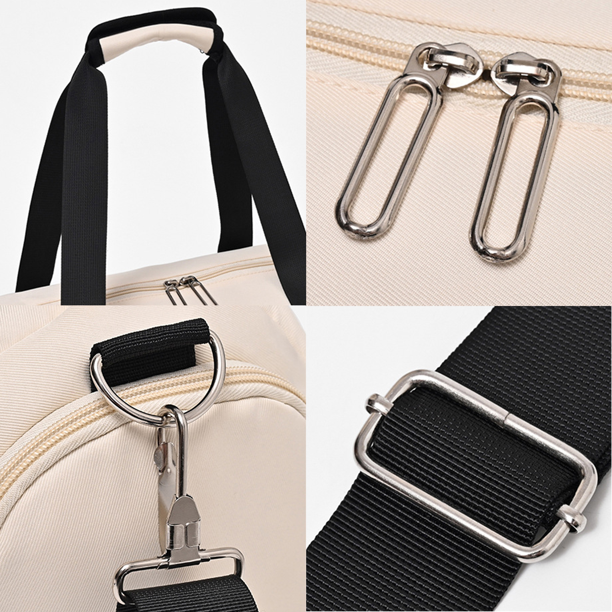 Sports Gym Duffle Bag, Striped Travel Weekender Overnight Bag