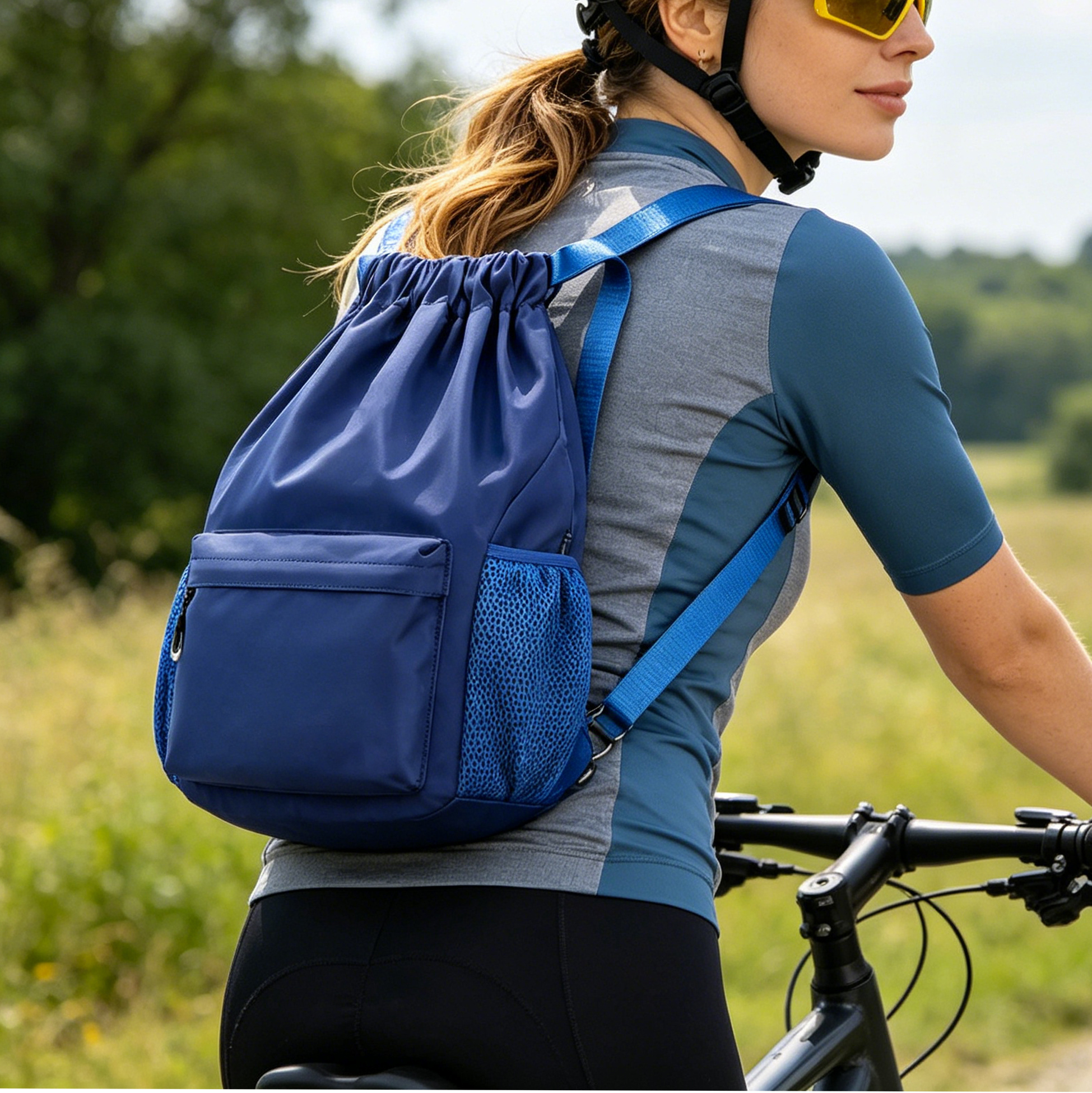 Drawstring Gym Backpack, Lightweight Sports Sackpack