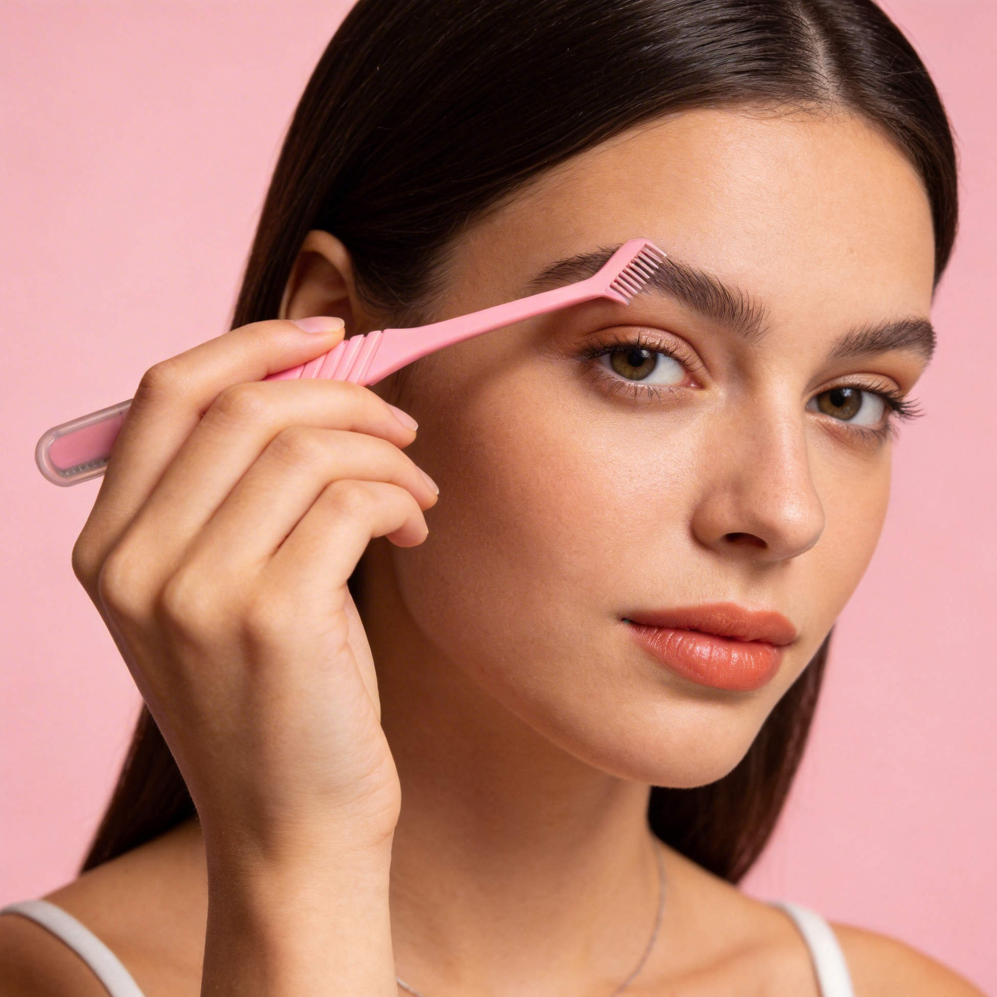 2-in-1 Eyebrow Razor & Comb Tool for Women