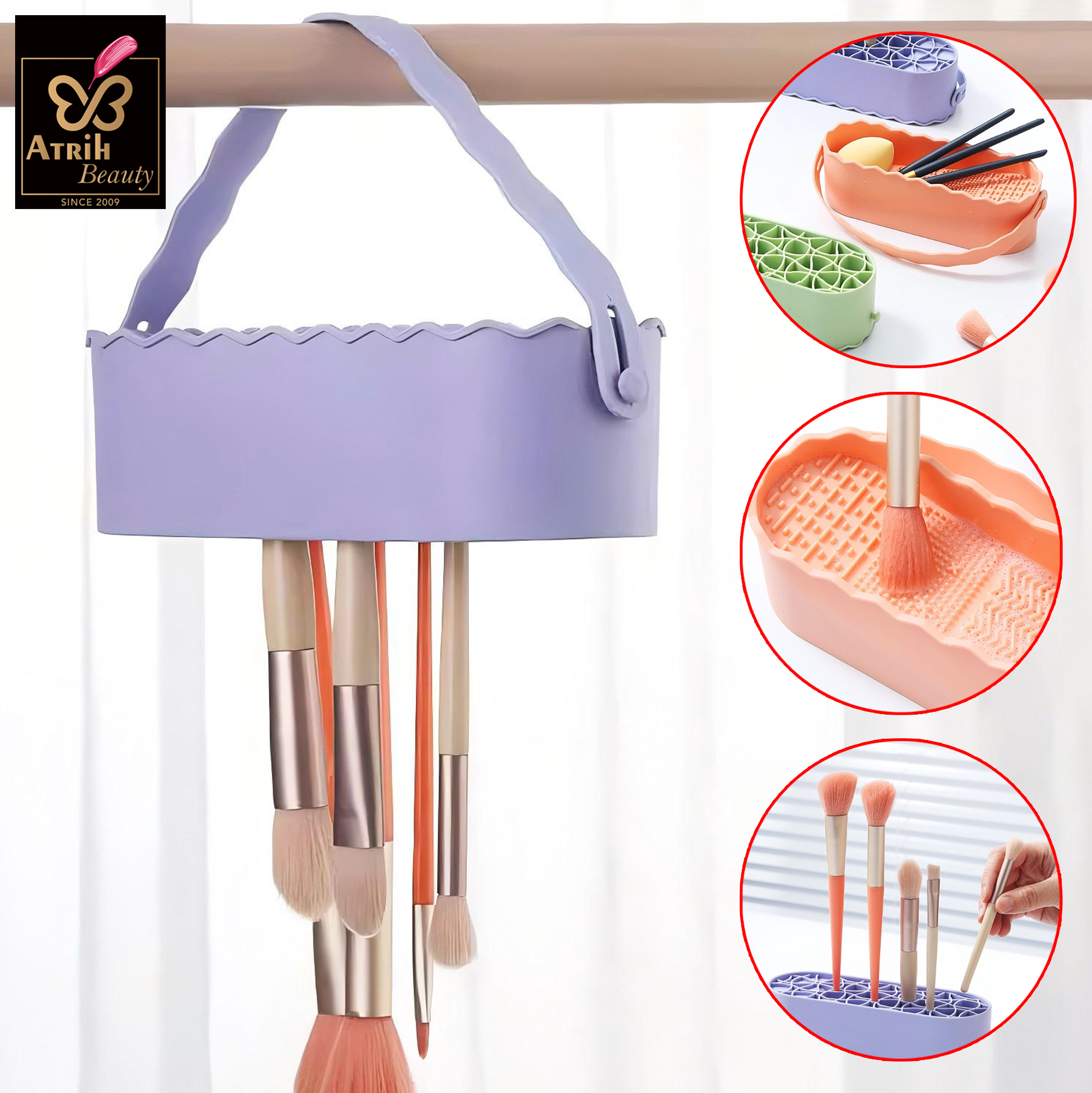 Multifunctional Makeup Brush Organizer