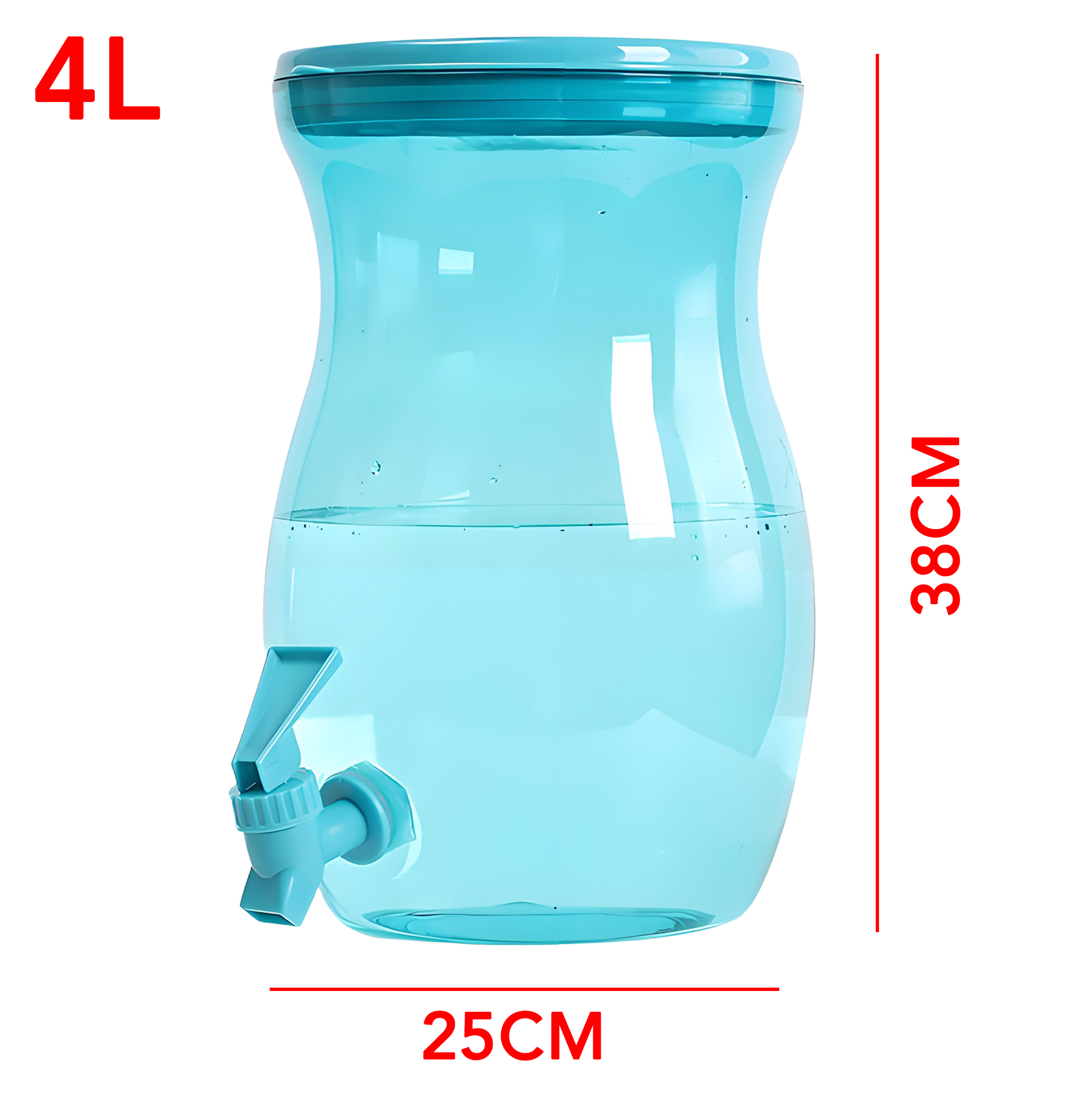4L Plastic Juice Dispenser Bucket