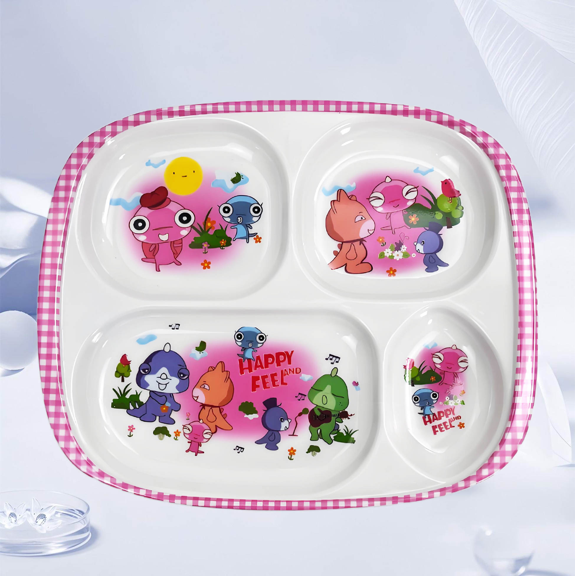 Children's Melamine Divided Plate