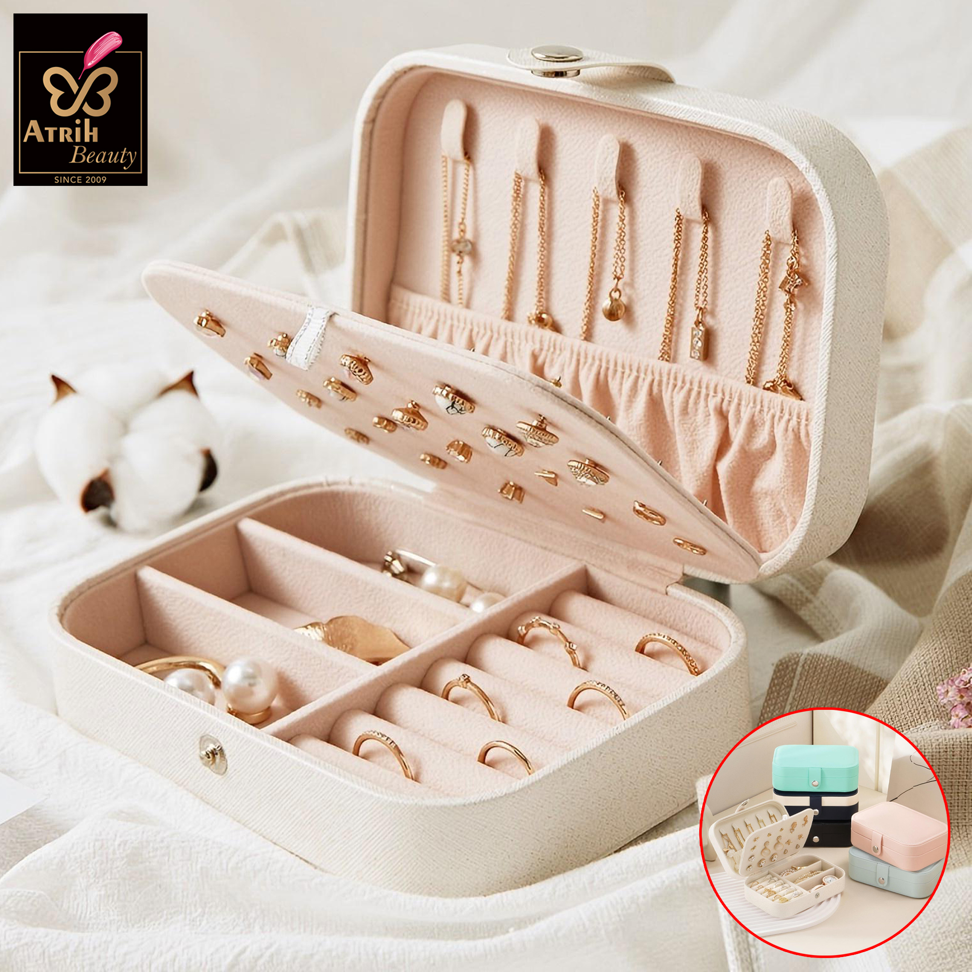 PU Leather Jewelry Box