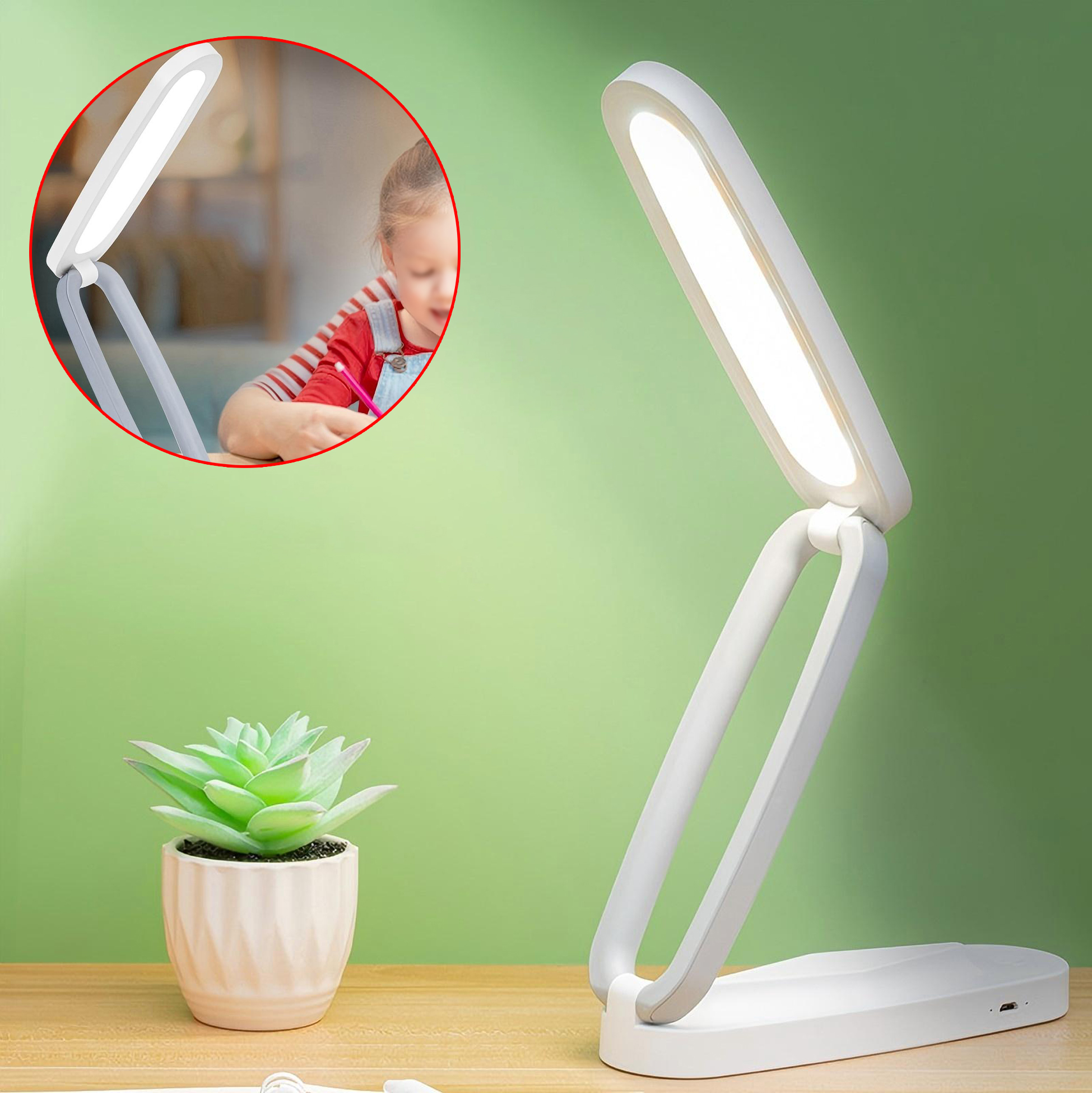 Foldable LED Eye Care Desk Lamp