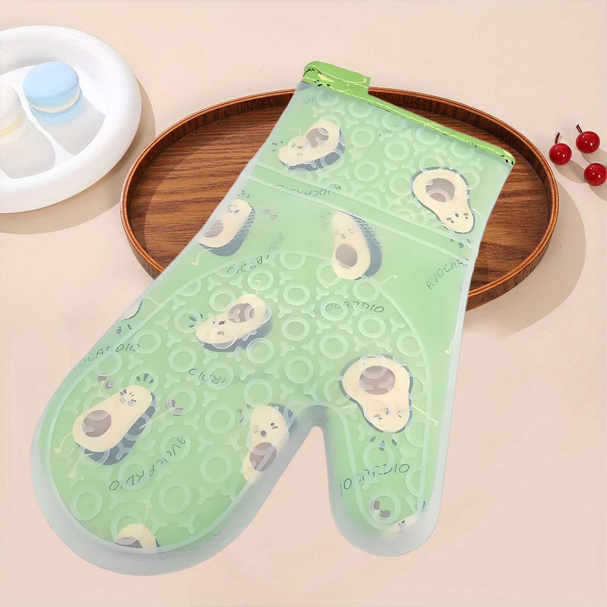 Avocado Themed Silicone Oven Mitt