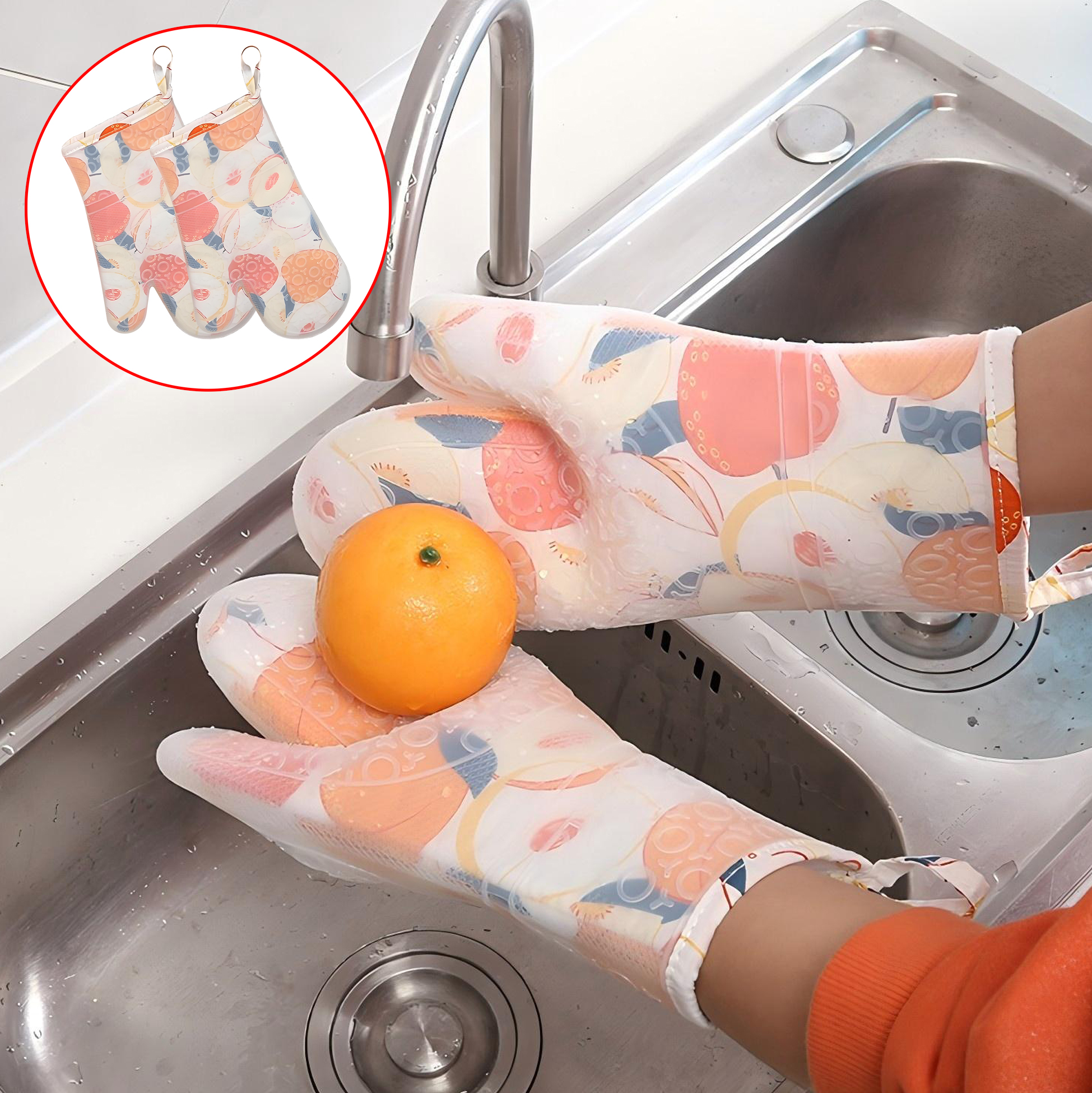 Fruit Inspired Silicone Oven Mitt