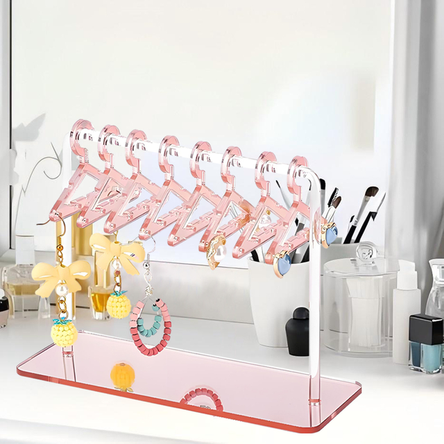 Earring Rack with Mini Coat Hangers
