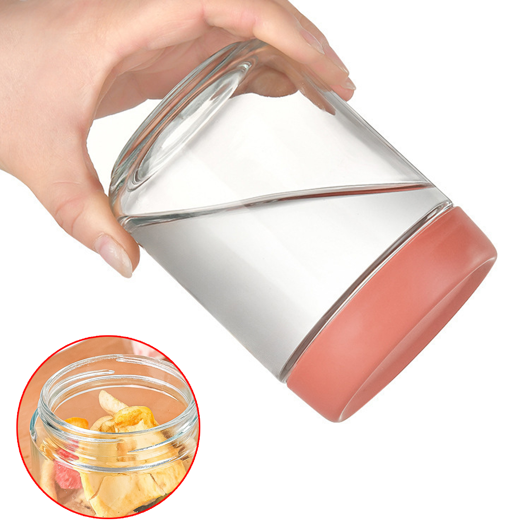 Glass Food Storage Jar