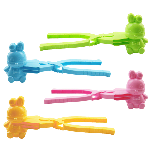 Rabbit-Shaped Snowball Maker Clips