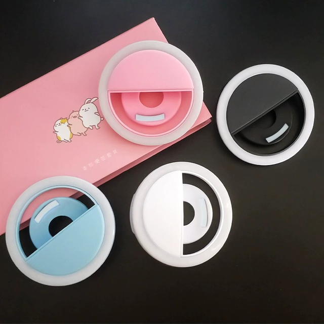 Portable Clip-on Phone Selfie Ring Light