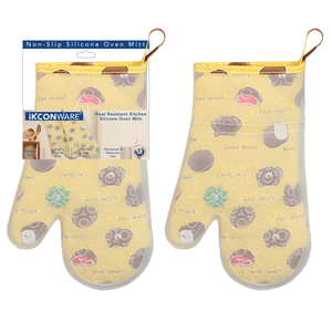 Cartoon Printed Silicone Oven Mitt