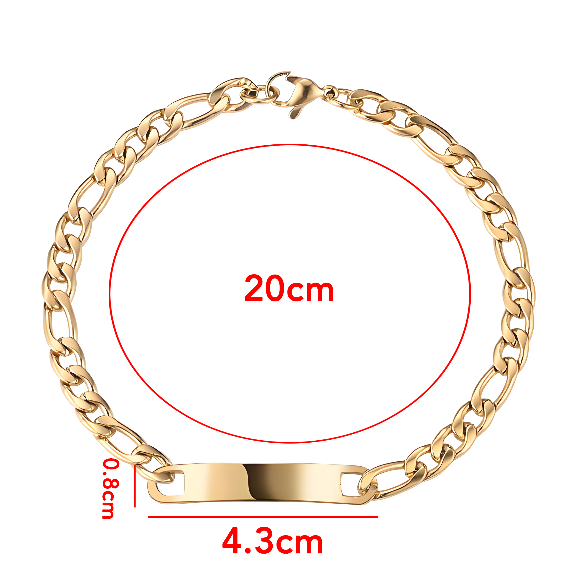 Stainless Steel ID Bracelet
