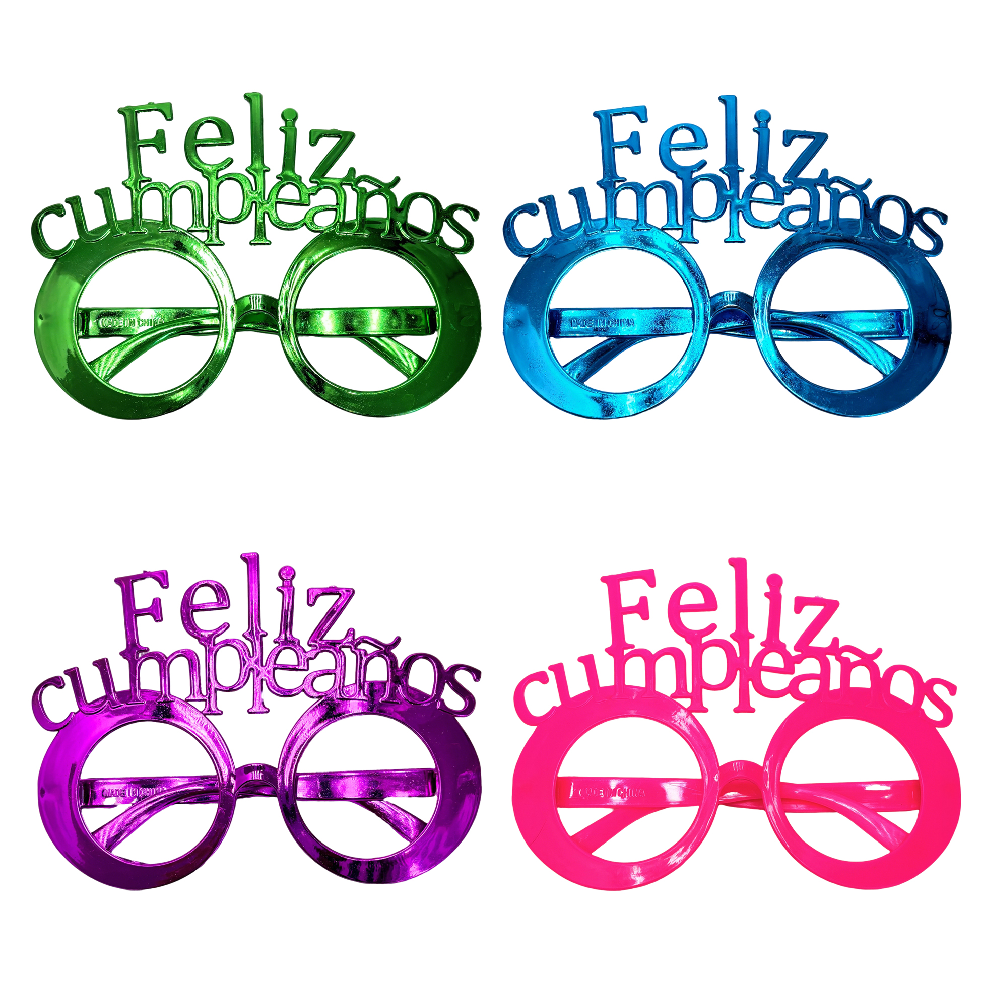 "Feliz Cumpleaños" Party Glasses Set