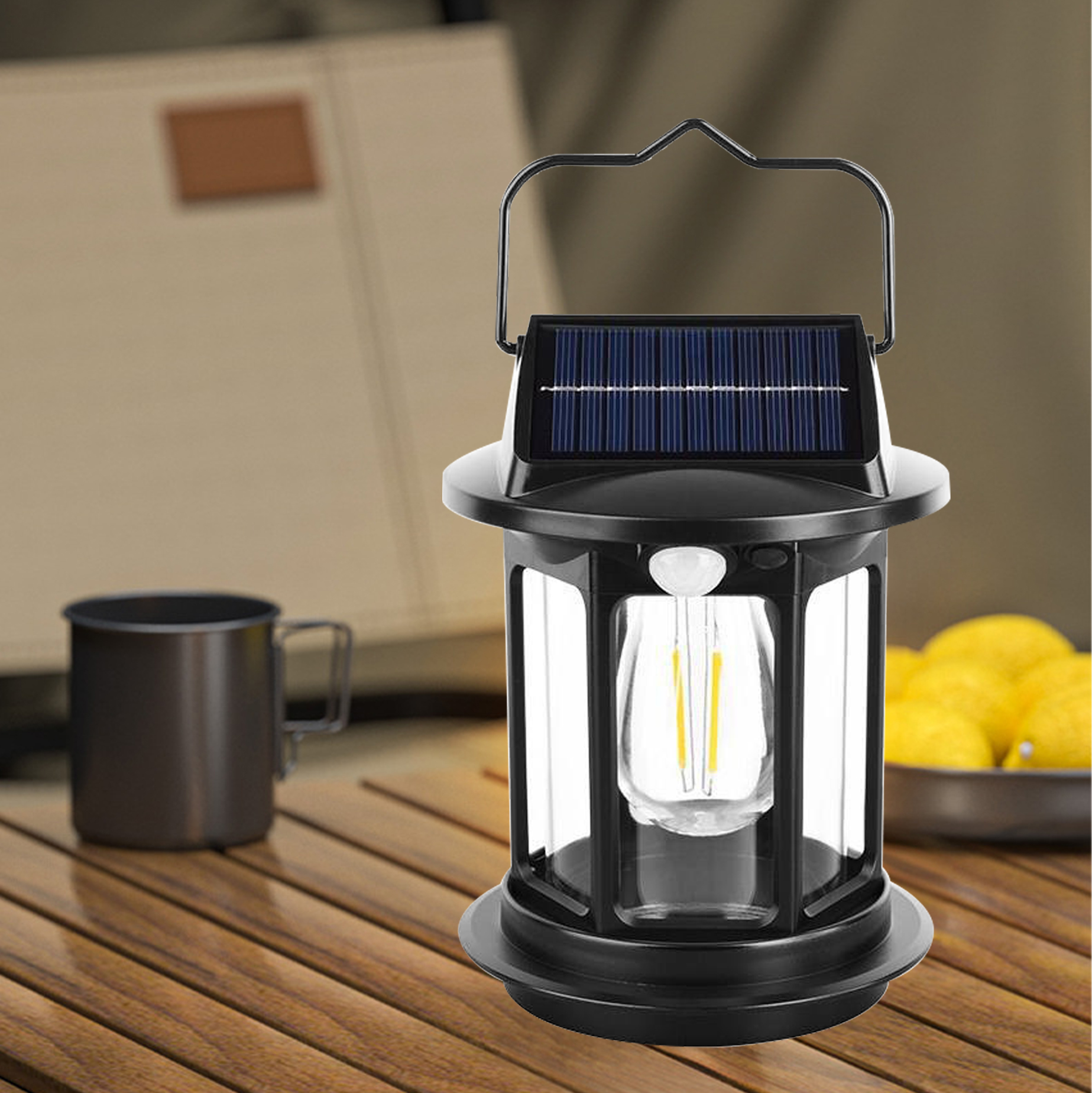 Solar-Powered Lantern LED Garden Light