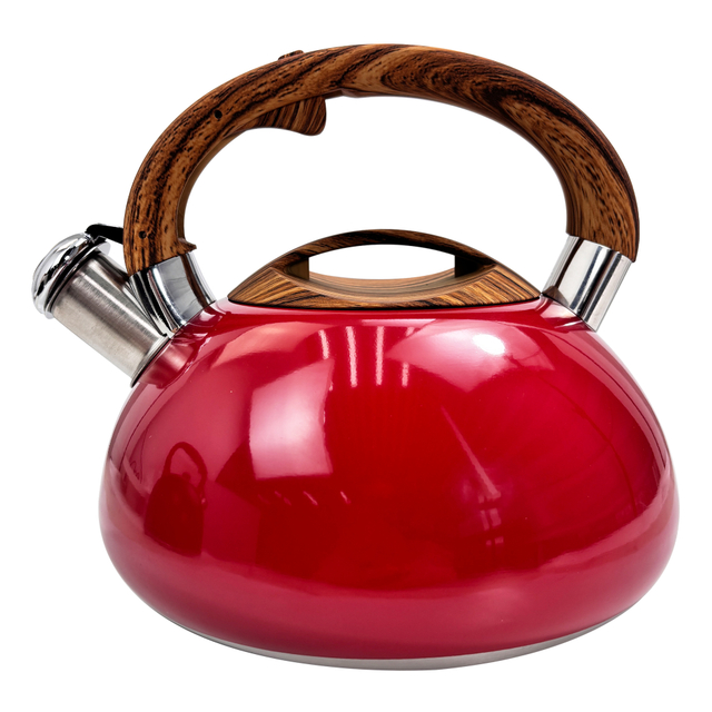3L Red Stainless Steel Kettle
