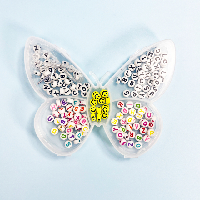 Butterfly-shaped DIY Bracelet & Necklace Making Kit