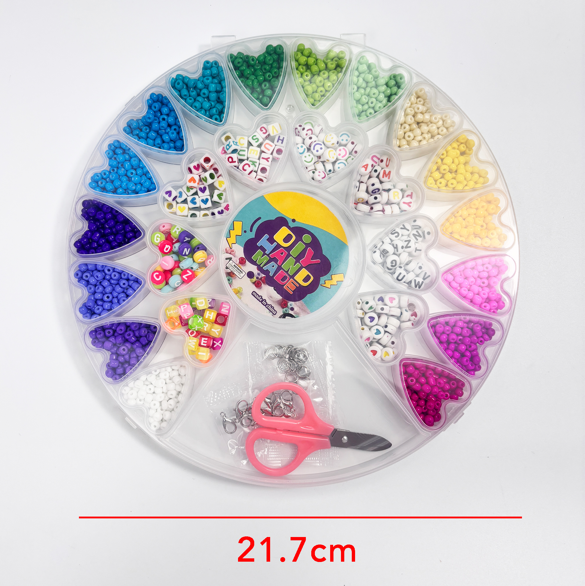 Heart-shaped DIY Bracelet & Necklace Making Kit