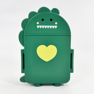 Dinosaur-shaped Kids’ Lunch Box Set with Cutlery