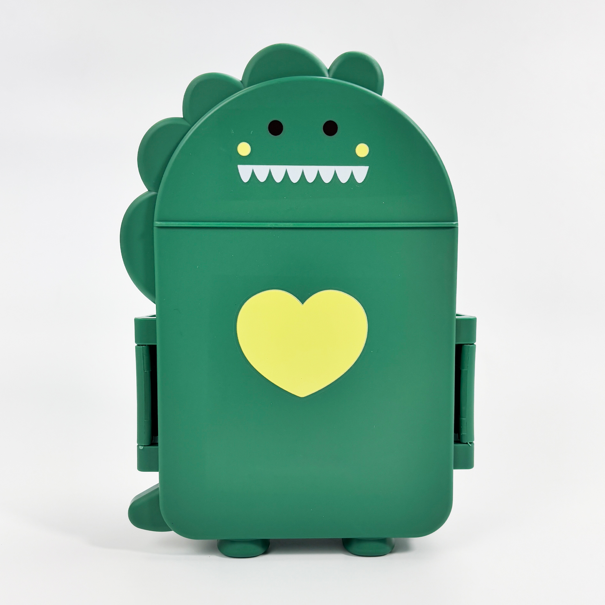 Dinosaur-shaped Kids’ Lunch Box Set with Cutlery