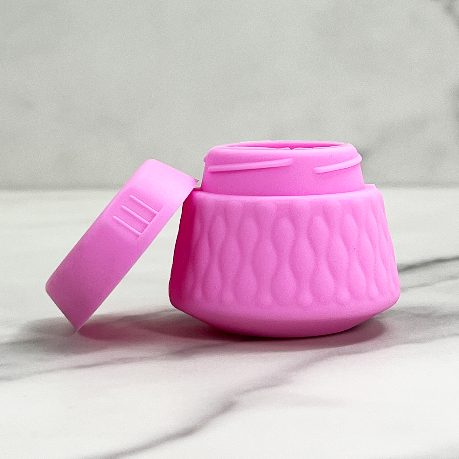 Mini Pink Silicone Cream Jar