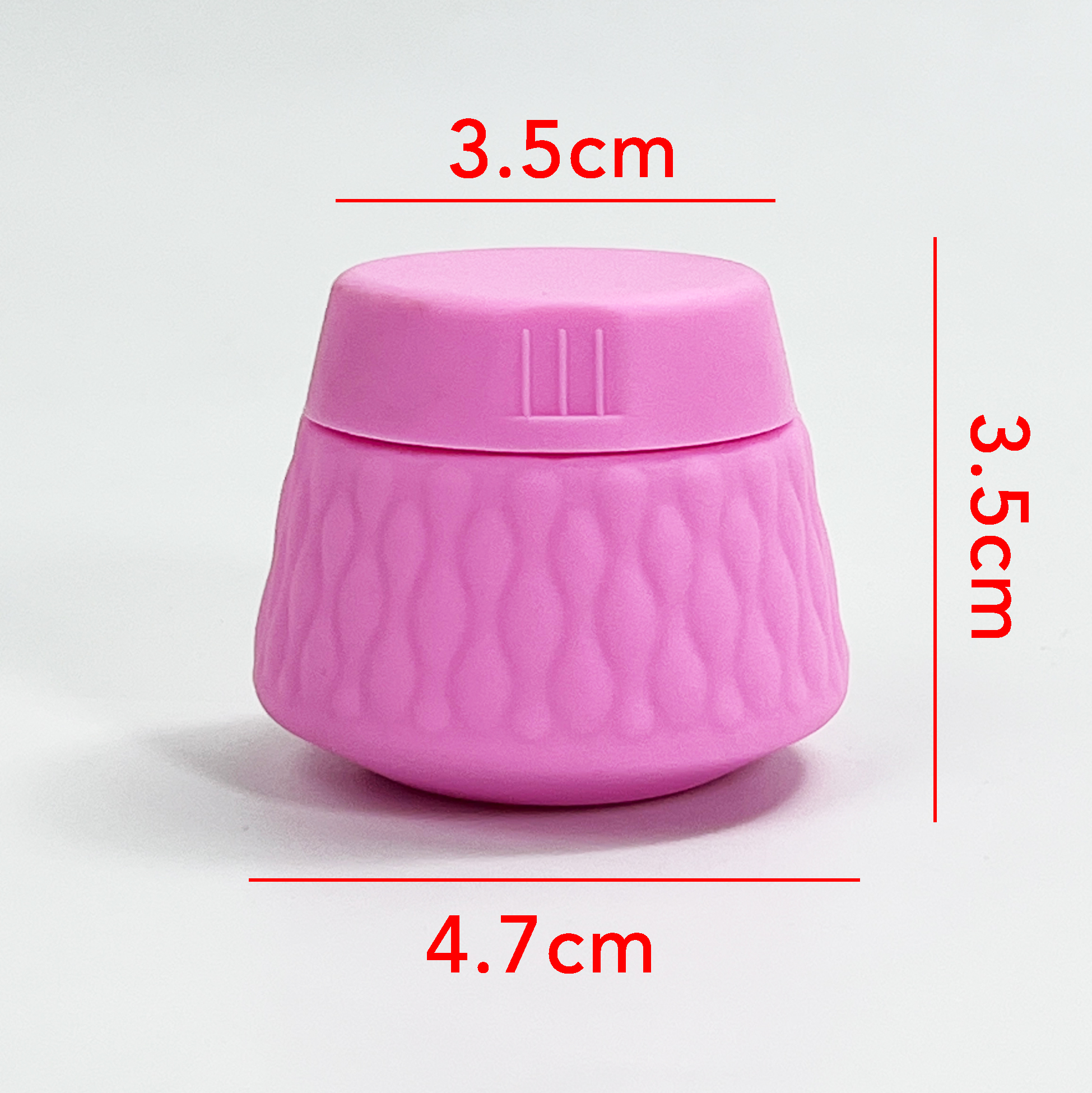 Mini Pink Silicone Cream Jar