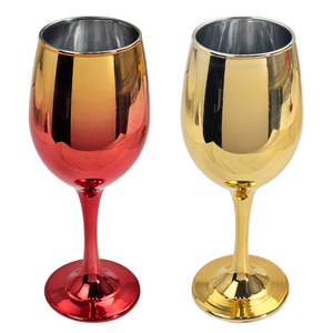 Glass Wine Goblets Set