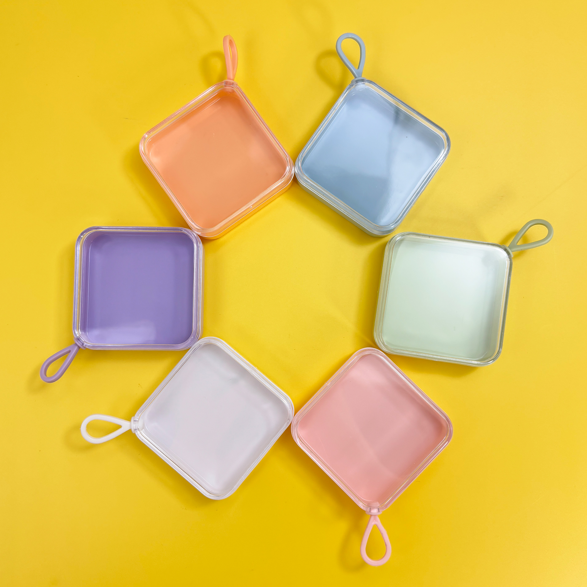 Clear Makeup Puff Storage Case