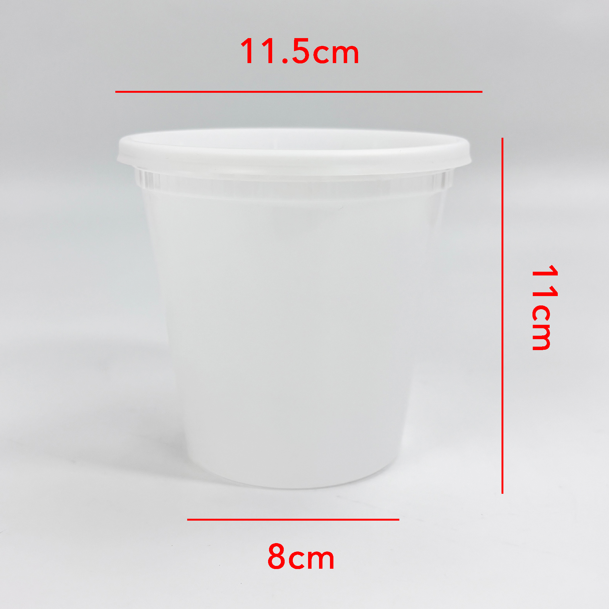 700ML Plastic Cup with Airtight Lid