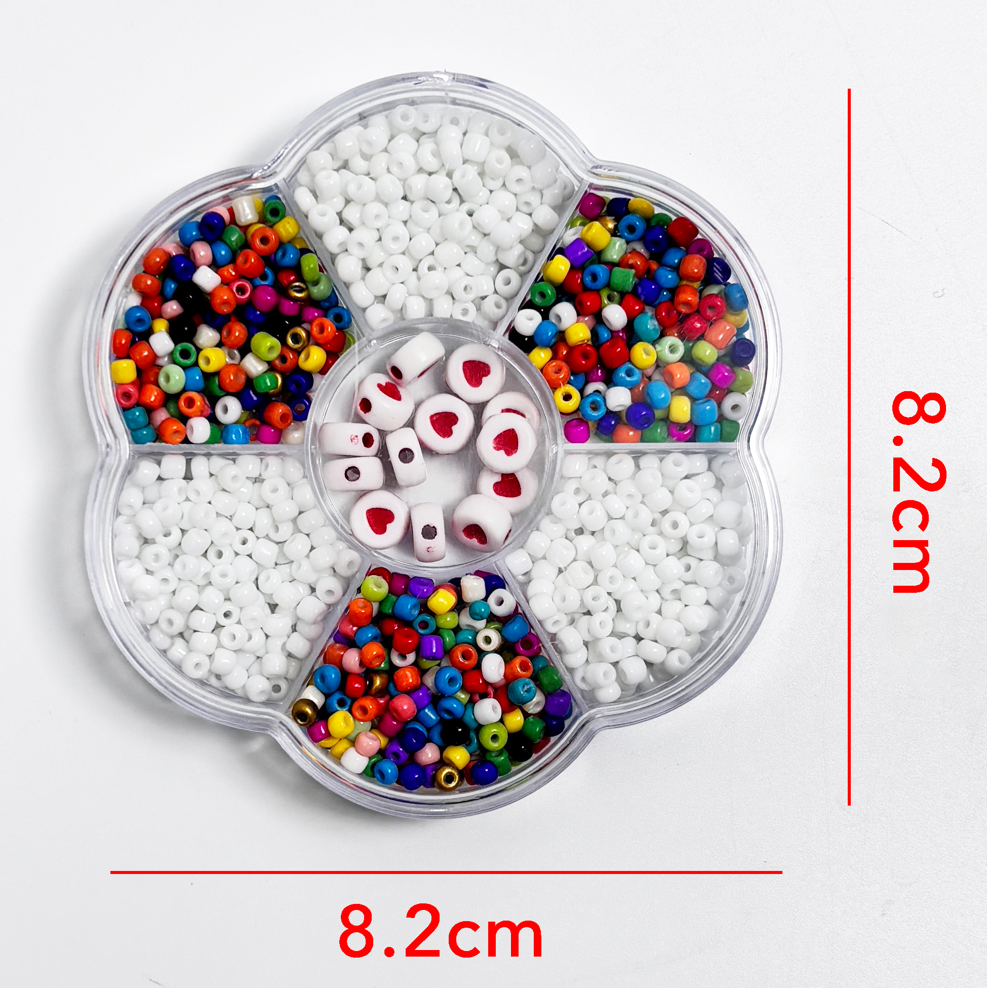 DIY Jewelry Making Kit with Mixed Color Beads