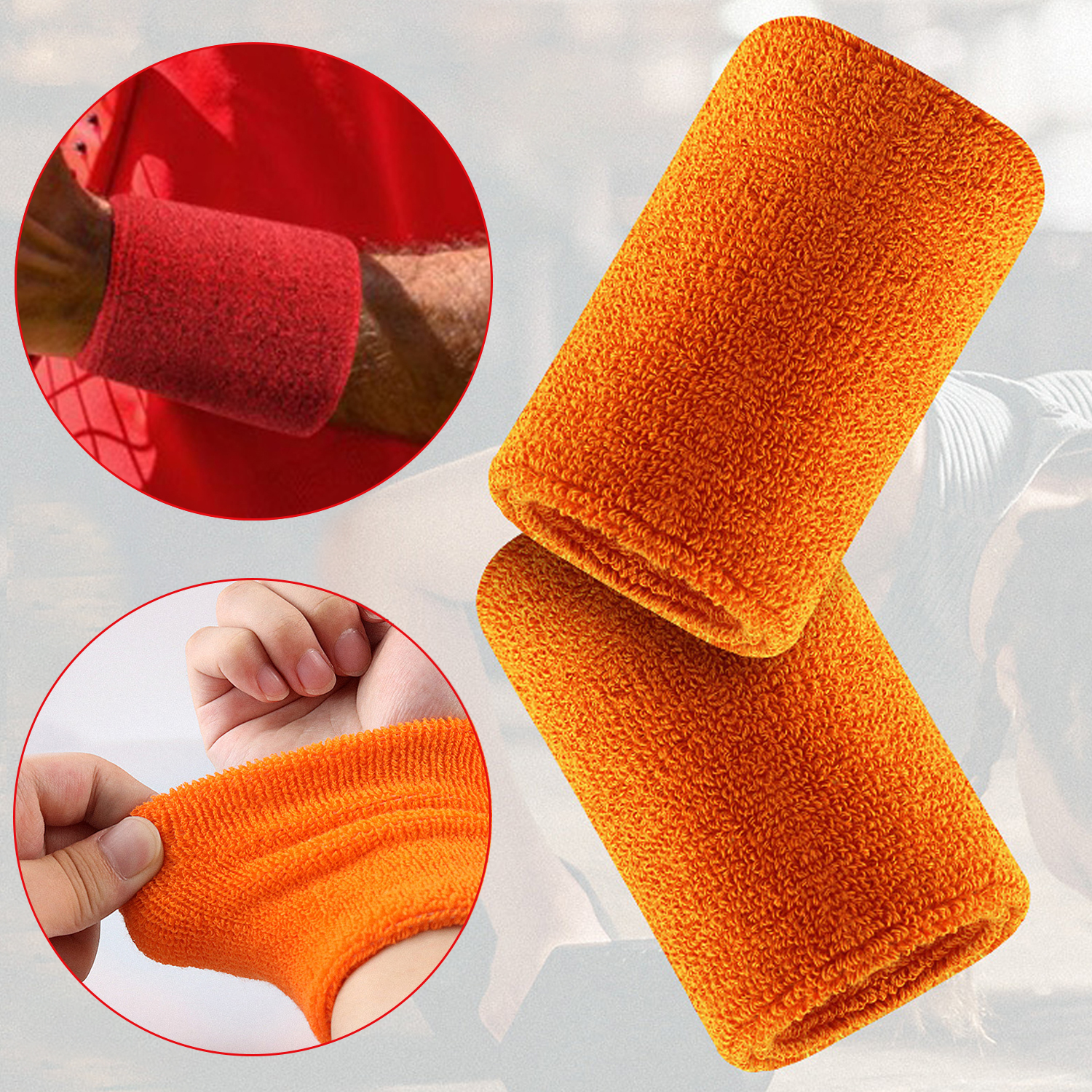 7.5*11CM Men Women Girls Knitted Elastic Sweat Sport Basketball Gym Sweatband Handband
