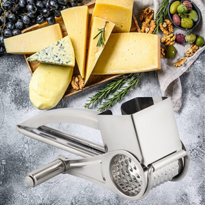 Rotary Cheese Grater Drums Blades Stainless Steel Cheese Cutter Rotary Cheese Fruit Grater Butter Cutter Kitchen Gadgets