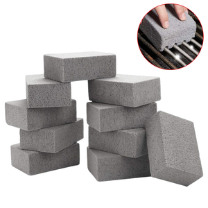 Grill Stone Cleaning Block Brick BBQ Pumice Non Toxic Restaurant Grade Reusable Scratch Smokers Flat Top Grates Cast Iron