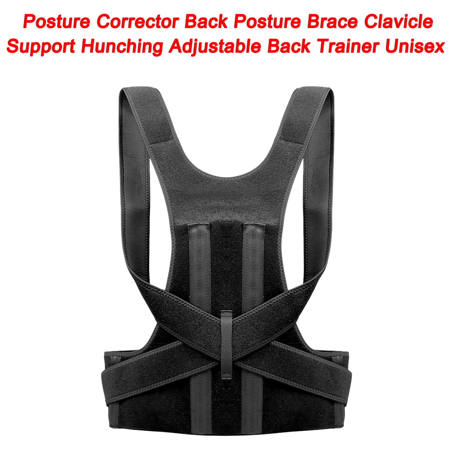Posture Corrector Back Posture Brace Clavicle Support Stop Slouching And Hunching Adjustable Back Trainer Unisex