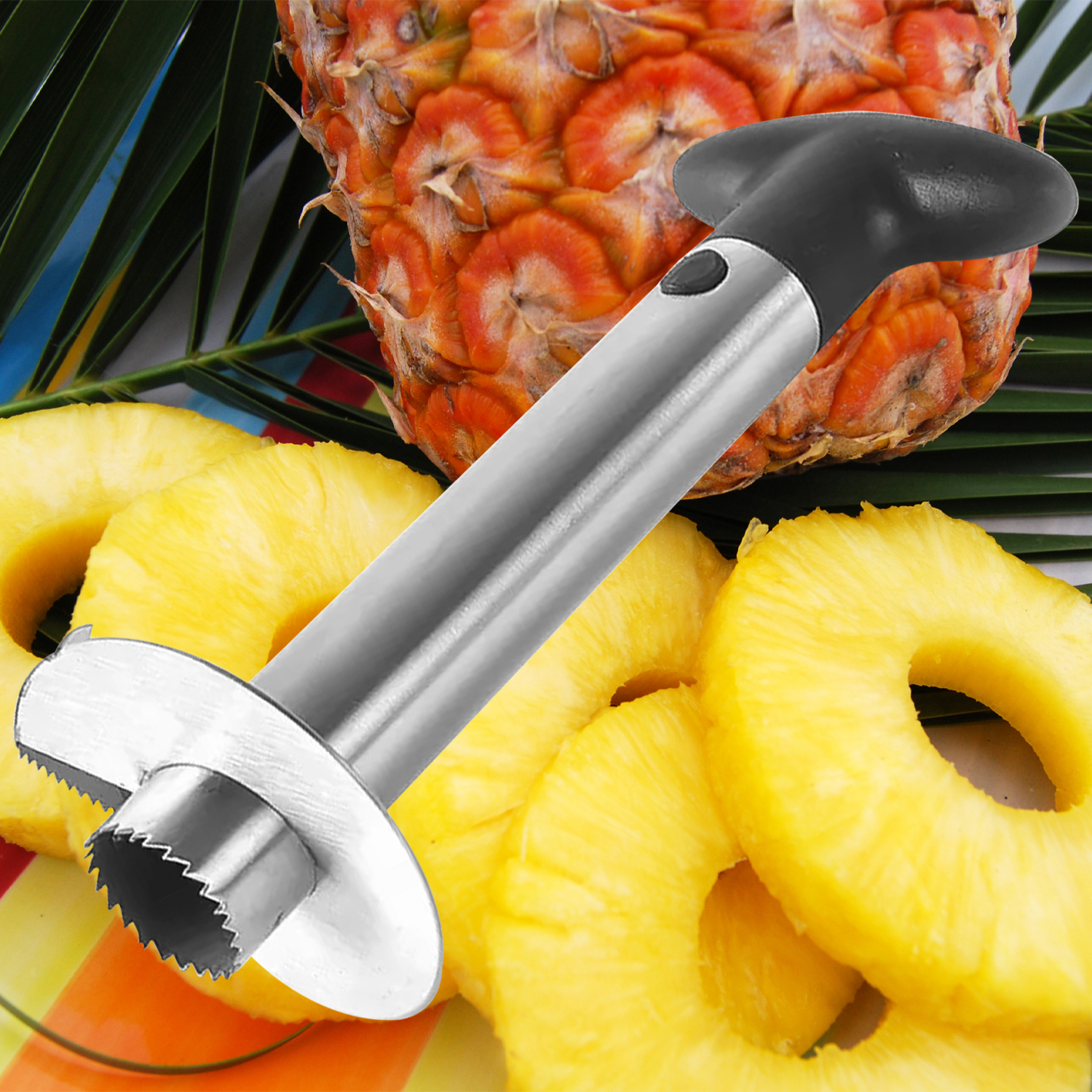 1 PCS Stainless Steel Pineapple Corer And Slicer Fruit Core Removal Tools Household Kitchen Gadget
