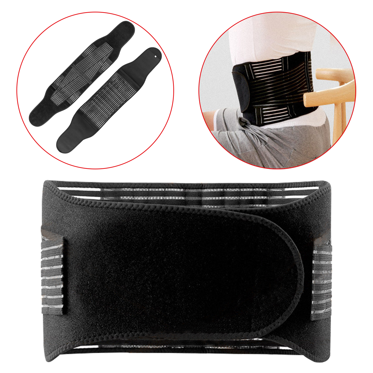 Waist Trainer Belt With Double Adjustable Straps For Fitness Weight Loss