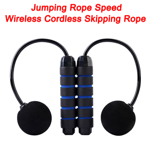 Skipping Speed Wireless Ropeless Cordless Jump Rope Without Rope For Adults & Children