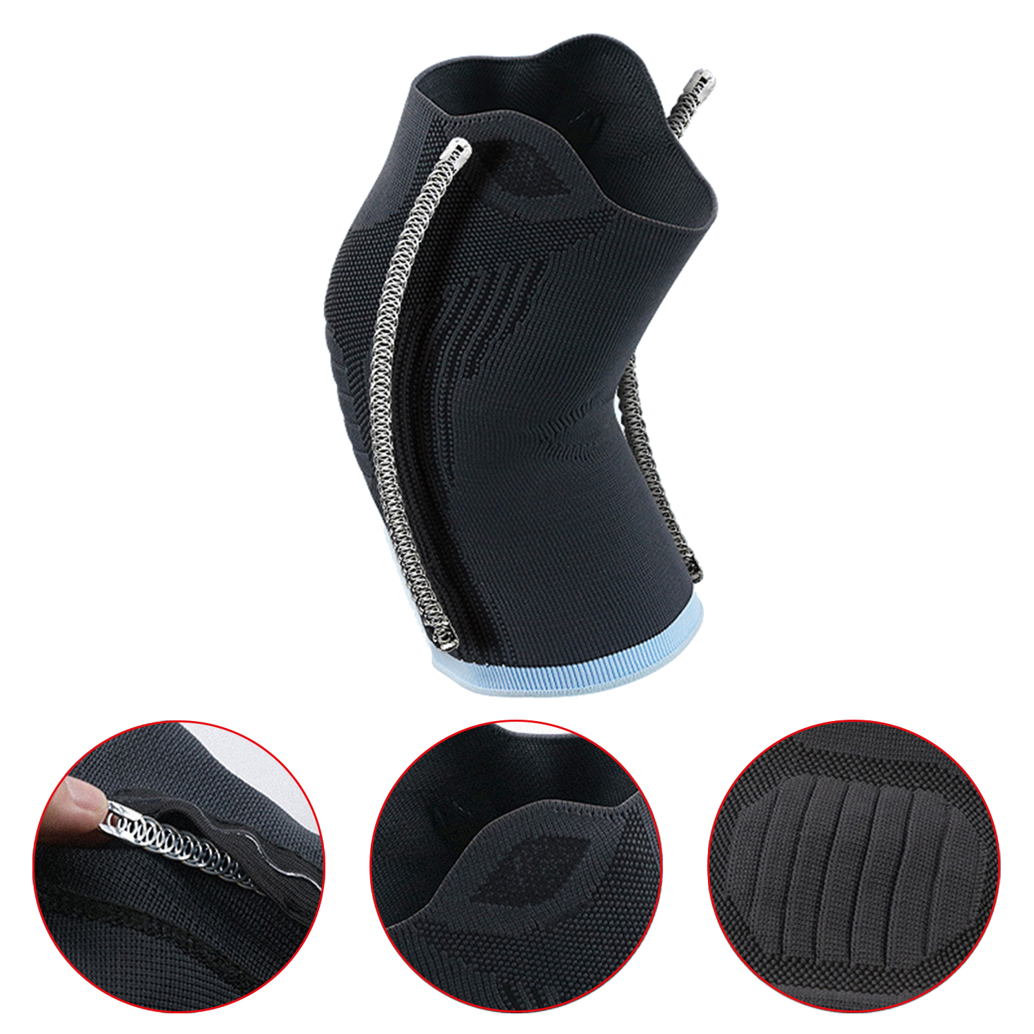 Knitted Knee Pads Sports Knee Pads Men And Women Fitness Running Basketball Outdoor Joint Protection Meniscus Support
