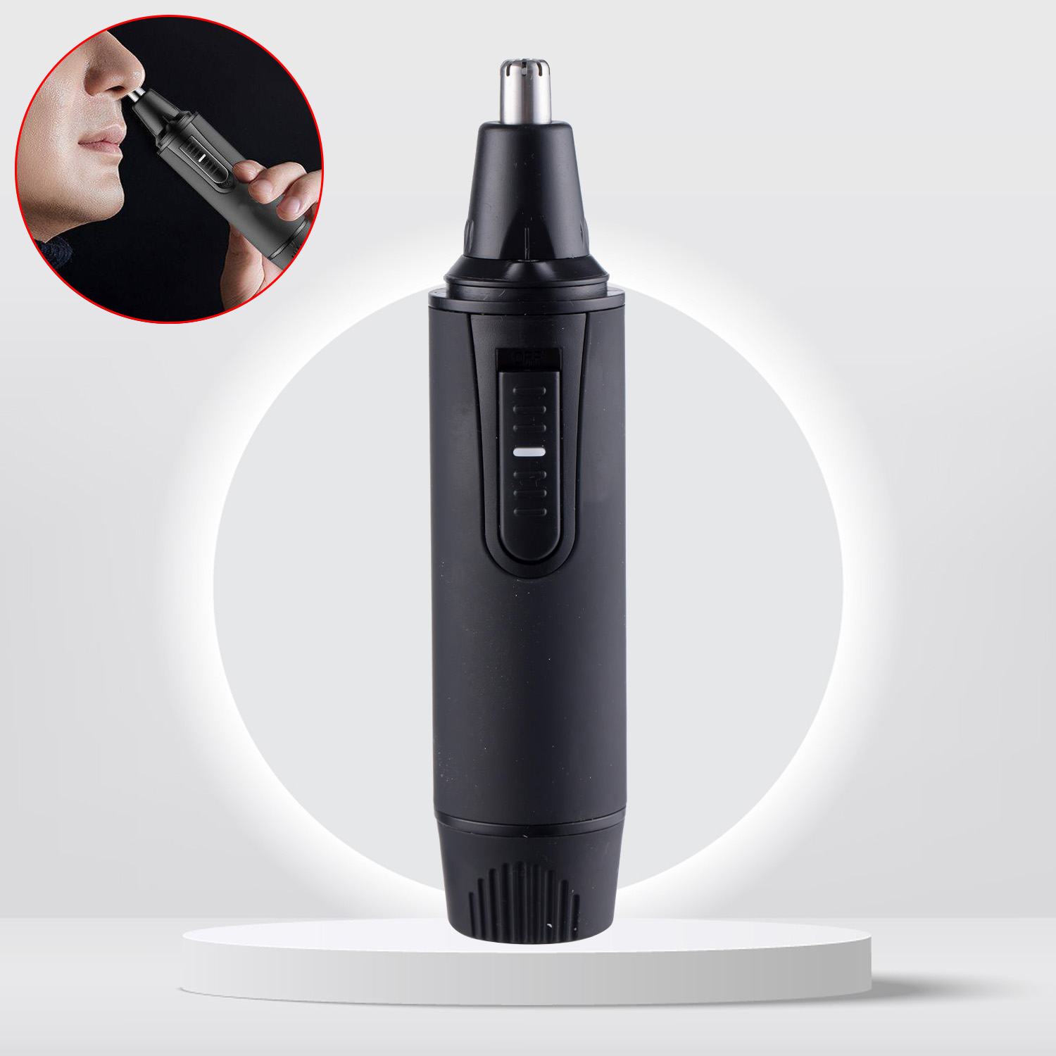 Electric Nose Hair Trimmer Clipper Battery Washable Nose Hair Trimmer