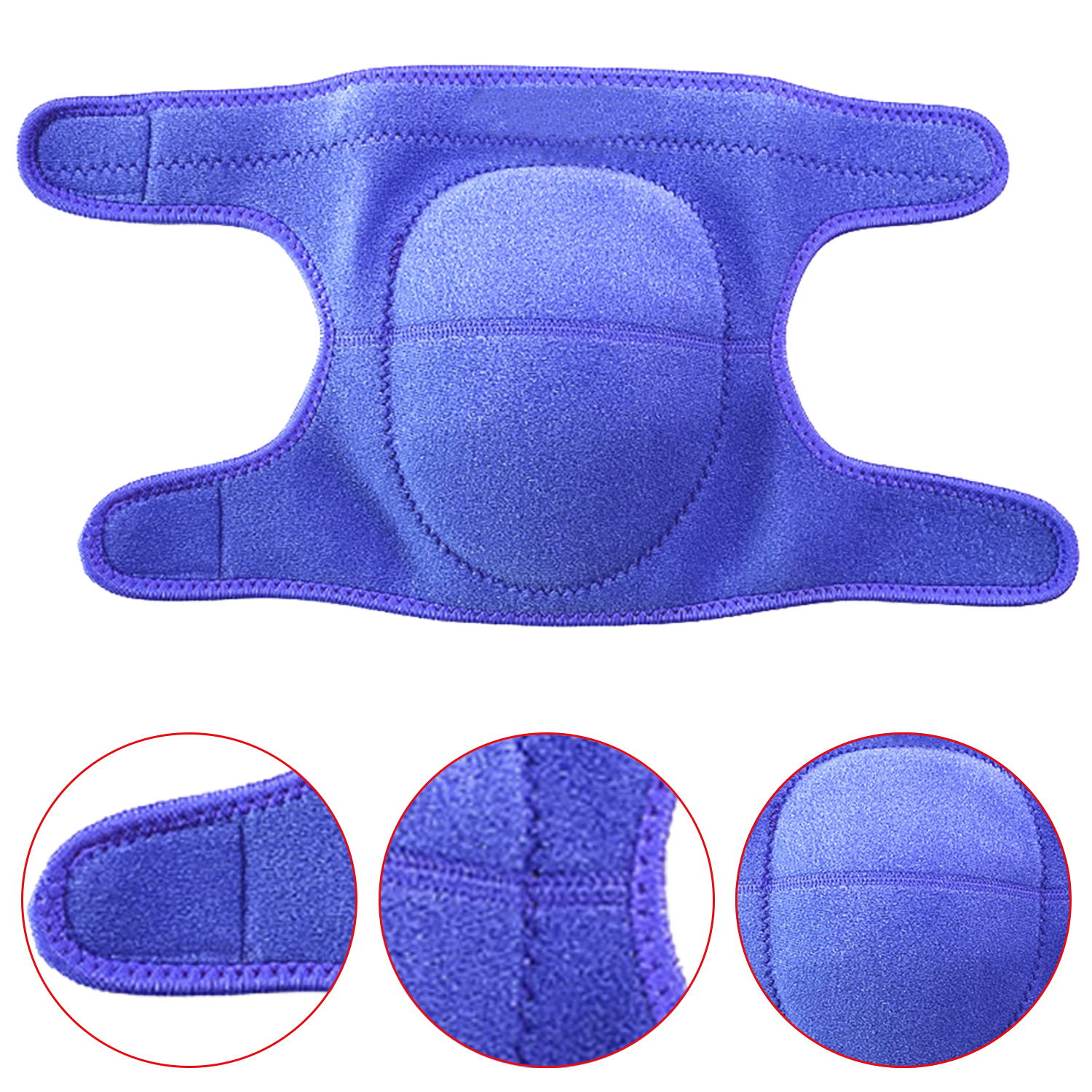 Silicone Anti Slip Adjustable Sports Neoprene Knee Support Brace with Breathable Sponge
