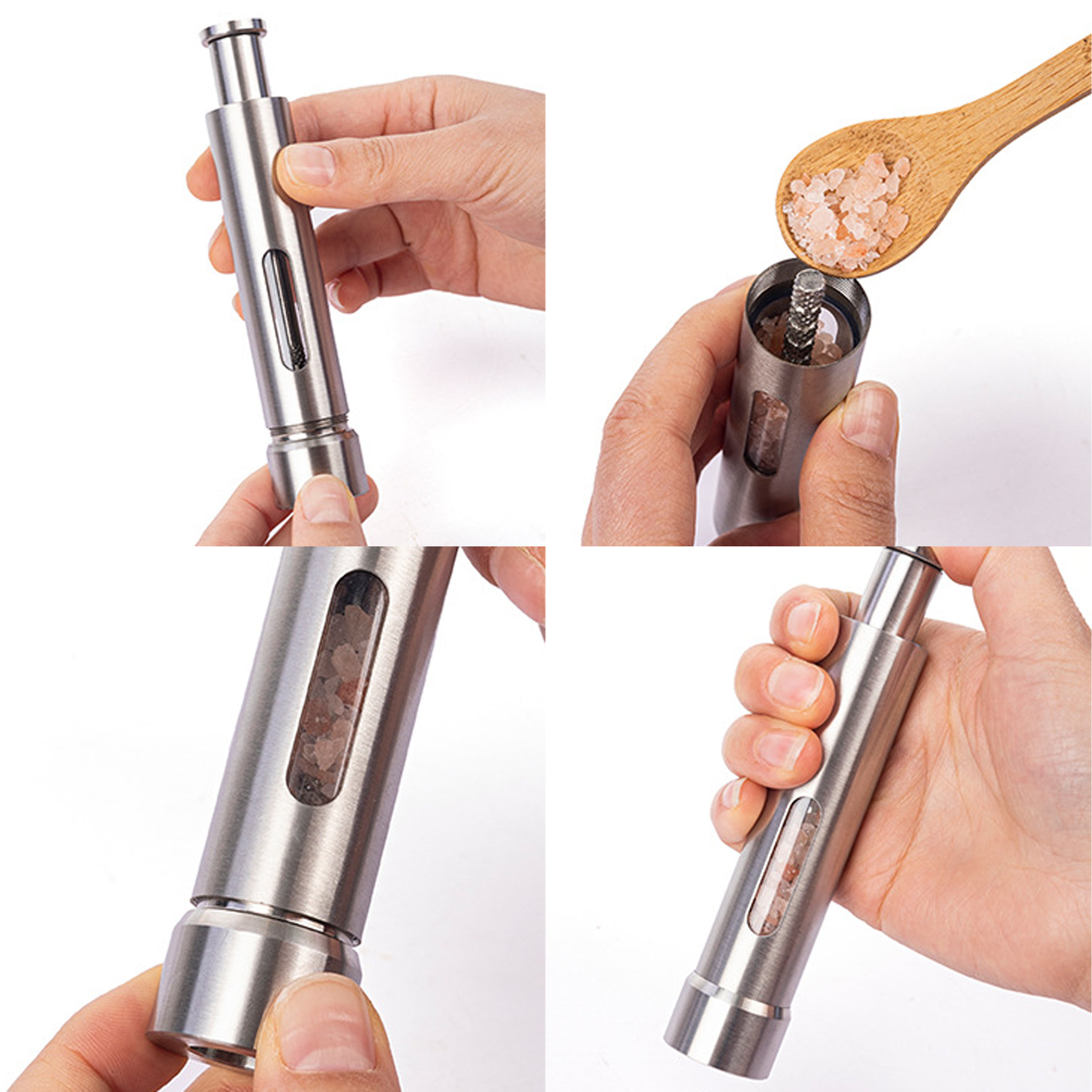 Stainless Steel Pepper Grinder