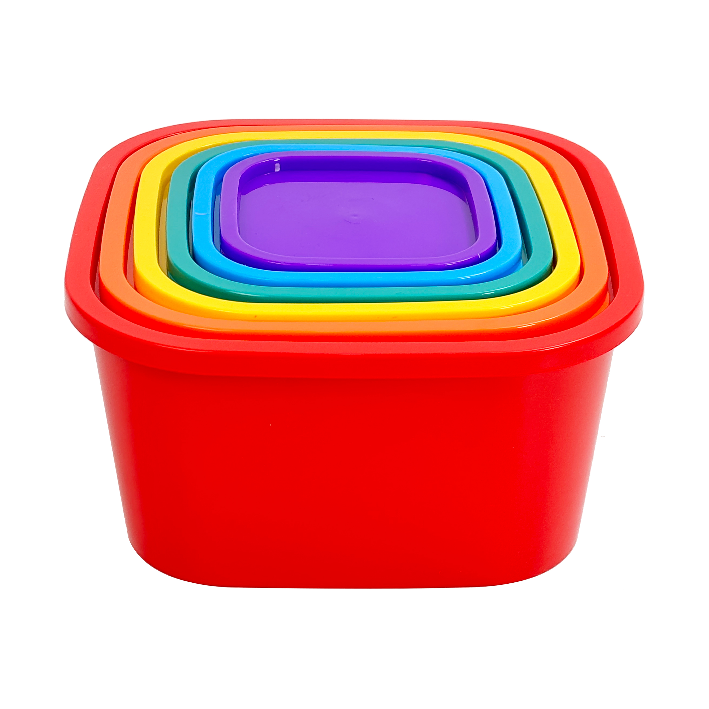 6-pcs Multi-color Mixing Salad Bowl Set