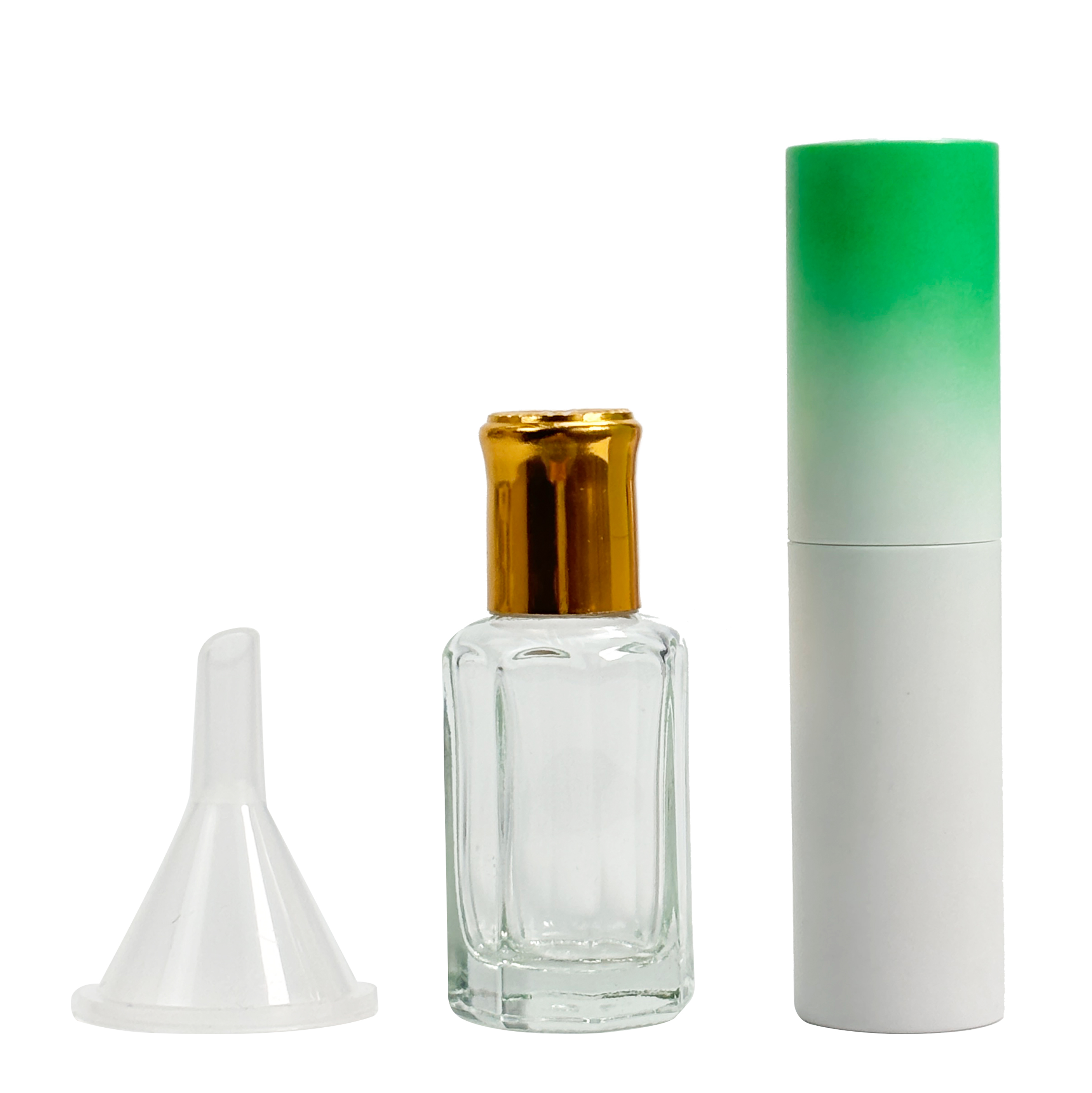 Glass Perfume Bottle and Roll-On Bottle Set with Filling Tools